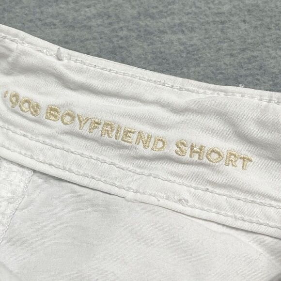 American Eagle Shorts Women Size 0 90's Boyfriend Cut Off White Cargo 2023 - Picture 4 of 6
